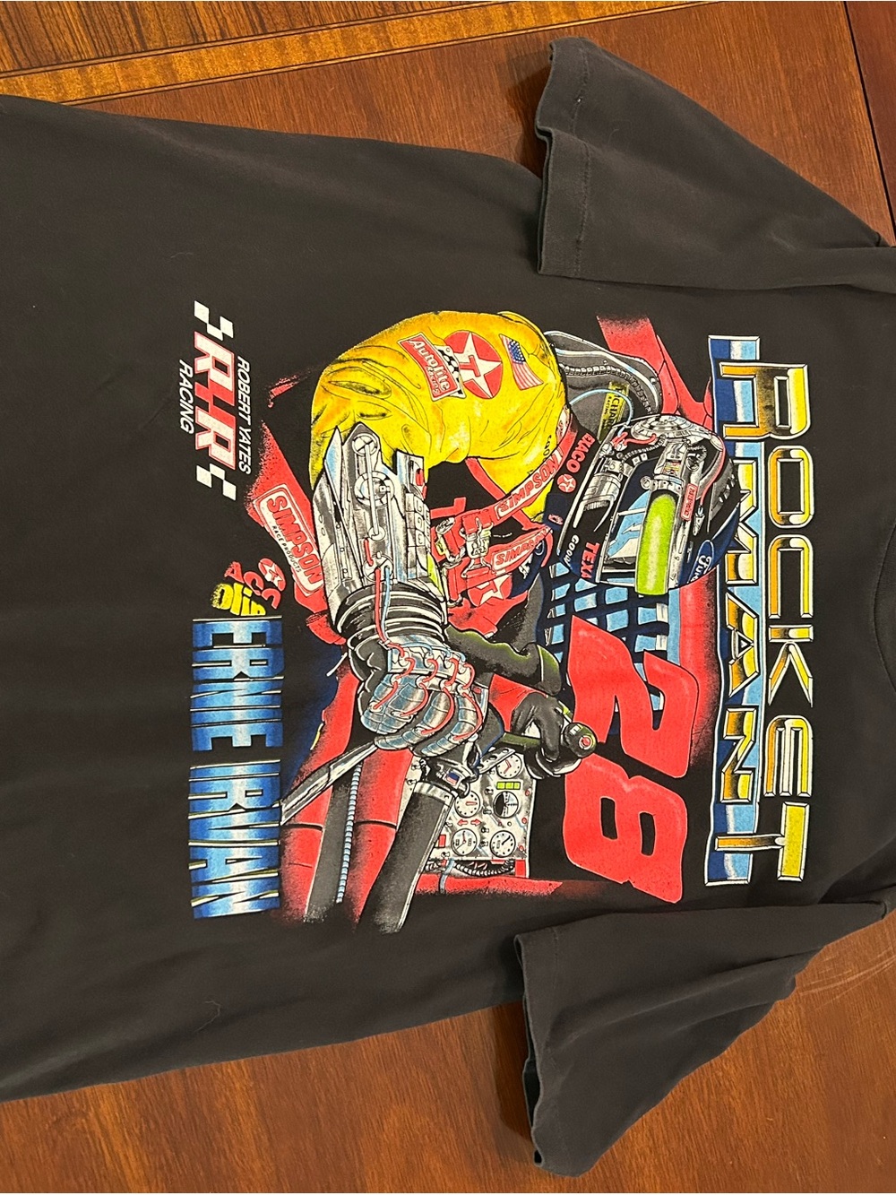 Robert Yates Racing Promotions Graphic Tee - Black with Red & White Tag